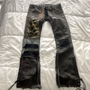 Agatha Blois New York Custom Leather Jeans